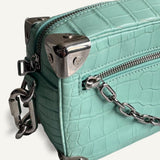Bolsa Louis Vuitton Mini Soft Trunk em Croco Verde