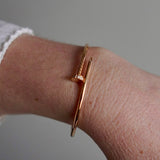 Pulseira Cartier Just Un Clou Spiky Ouro Rosa 18K