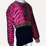 Blusa Dolce & Gabbana Cotton Sweathirt With Tiger Prin