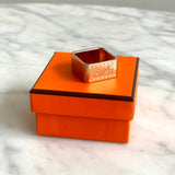 Anel de Twilly Hermès Bolduc 90 em Ferragens Permabrass
