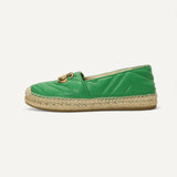 Espadrille Gucci Double G Logo Verde