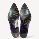 Bota Gucci Chelsea Roxa