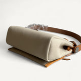 Bolsa Hermès Herbag Mini Toile Écru com Ferragens Palladium