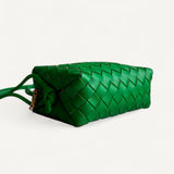 Bolsa Bottega Veneta Candy Loop Verde com Ferragens Douradas