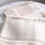 Manta Hermès Ithaque Jacquard de Lã Merino