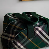 Bolsa Burberry Nylon Check Shield Ivy
