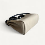 Bolsa Hermès Herbag 31 Ecru|Noir com Ferragens Palladium