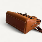 Bolsa Hermès Kelly Messenger PM Barenia com Ferragens Palladium