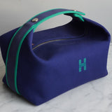 Bolsa Necessaire Hermès Bride-a-Brac Tote  Bleu Marine