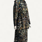 Trench Coat Burberry com Estampa Floral