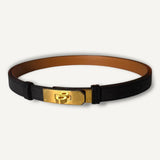 Cinto Hermès 18 Noir Com Ferragens Gold