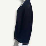 Cardigan Gucci Cashgora Azul Marinho