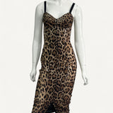 Vestido Dolce & Gabbana com Estampa de Onça