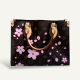Bolsa Louis Vuitton LV x TM Monogram Cherry Blossom On the go OM Sakura Brown