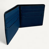 Carteira Brioni de Couro Azul Marinho