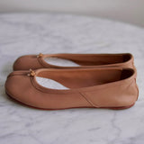 Sapatilhas Tabi Maison Margiela Couro Beige