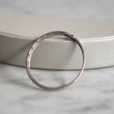 Bracelete Em Ouro Branco 18K com Diamantes  Baguetes com Brilhantes