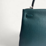 Bolsa Hermès Kelly 28 Malachite com Ferragens Palladium