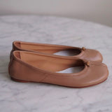 Sapatilhas Tabi Maison Margiela Couro Beige