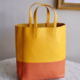 Bolsa Celine Tote Cabas Vertical Bicolor