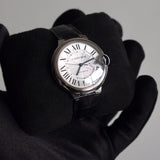 Relógio Cartier Ballon Bleu Couro Croco & Aço