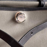 Bolsa Hermès Herbag 31 Vert de Gris com Ferragens Palladium