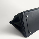 Bolsa Hermès Birkin 35 Epsom Noir com Ferragens Palladium