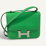 Bolsa Hermès Constance 18 Vert Comics com Ferragens Palladium