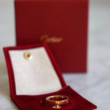 Anel Cartier LOVE em Ouro Amarelo 18k Aro 24