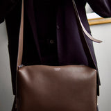 Bolsa Ferragamo Tiracolo Lambskin Marrom