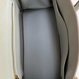 Bolsa Hermès Birkin 25 Gris Neve com Ferragens Gold