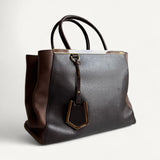 Bolsa Fendi 2 Jours Média Marrom