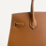 Bolsa Hermès Birkin 30 Epsom Sellier Gold com Ferragens Palladium