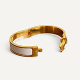 Pulseira Hermes Clic H Branca
