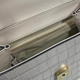 Bolsa Chloè Tiracolo Croco Rose