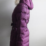 Jaqueta Burberry Nylon com Pêlos Burgundy