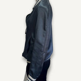 Jaqueta de Baseball Louis Vuitton de Nylon Bordada Azul