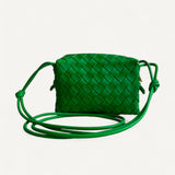 Bolsa Bottega Veneta Candy Loop Verde com Ferragens Douradas