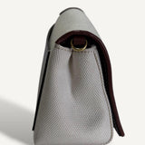 Bolsa Burberry Note Canvas Logo Crossbody