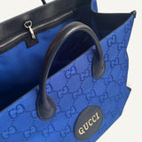 Bolsa Gucci Tote Off The Grid Azul com Monogram