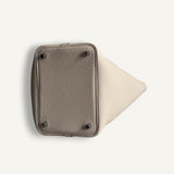 Bolsa Hermès Picotin 18 Clemence Nata com Ferragens Palladium