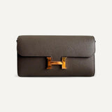 Bolsa Hermés Constance To Go Epsom Etoupe com Ferragens Gold