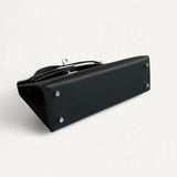 Bolsa Hermès Mini Kelly Noir com Ferragens Palladium
