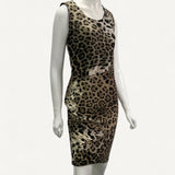 Vestido Roberto Cavalli com Estampa de Onça