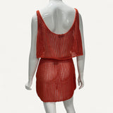 Conjunto Prada Red Cotton Tricot