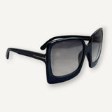 Óculos de Sol Tom Ford Preto Armação Quadrado
