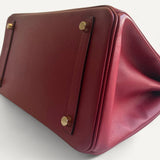 Bolsa Hermès Birkin 30 Rouge Fiv com Ferragens Gold