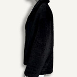 Casaco Prada Shearling Caban Preta