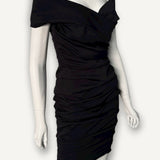 Vestido Dolce & Gabbana Preto Drapeado