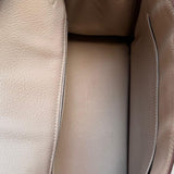 Bolsa Hermès Birkin 25 Ostrich Parchemin com Ferragens Palladium